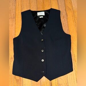 Aritzia Wilfred Black Vest